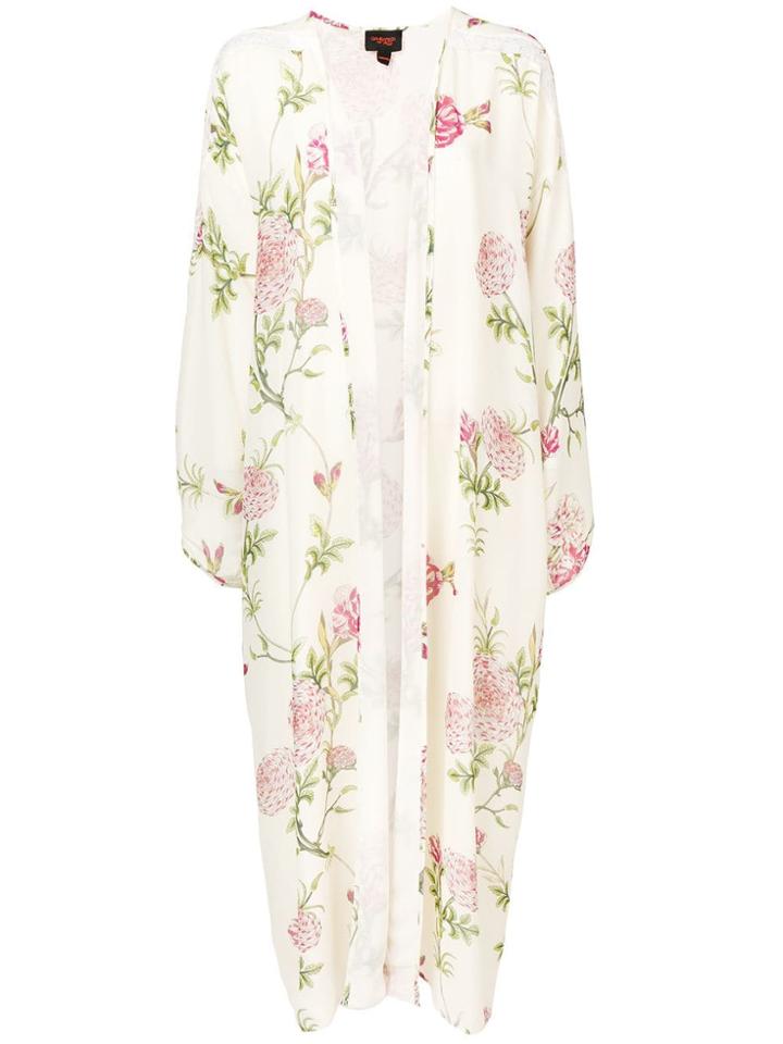 Giambattista Valli Long Printed Kimono - Neutrals