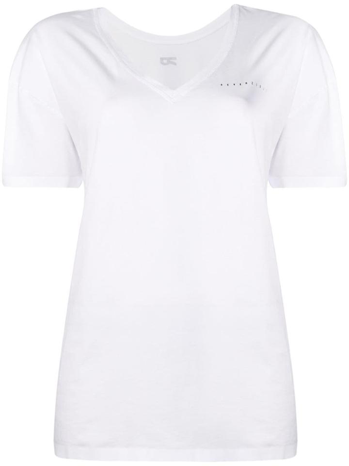Closed Rear-slogan T-shirt - White