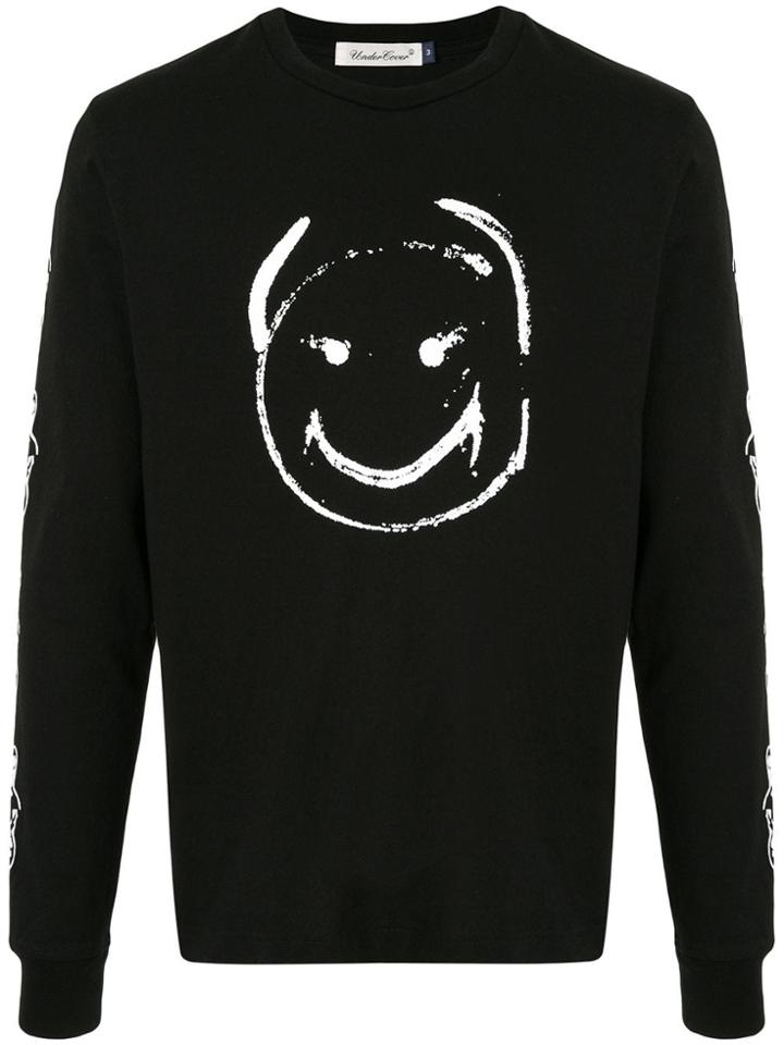Undercover Black Smiley Top