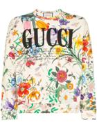 Gucci Oversized Sweatshirt With Logo Print - 9510 Multicoloured