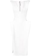Maticevski Diamond Cut Cocktail Dress - White