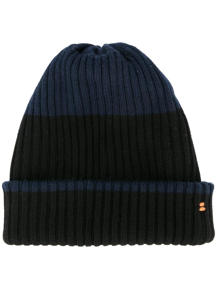 Tibi Ribbed Beanie - Blue