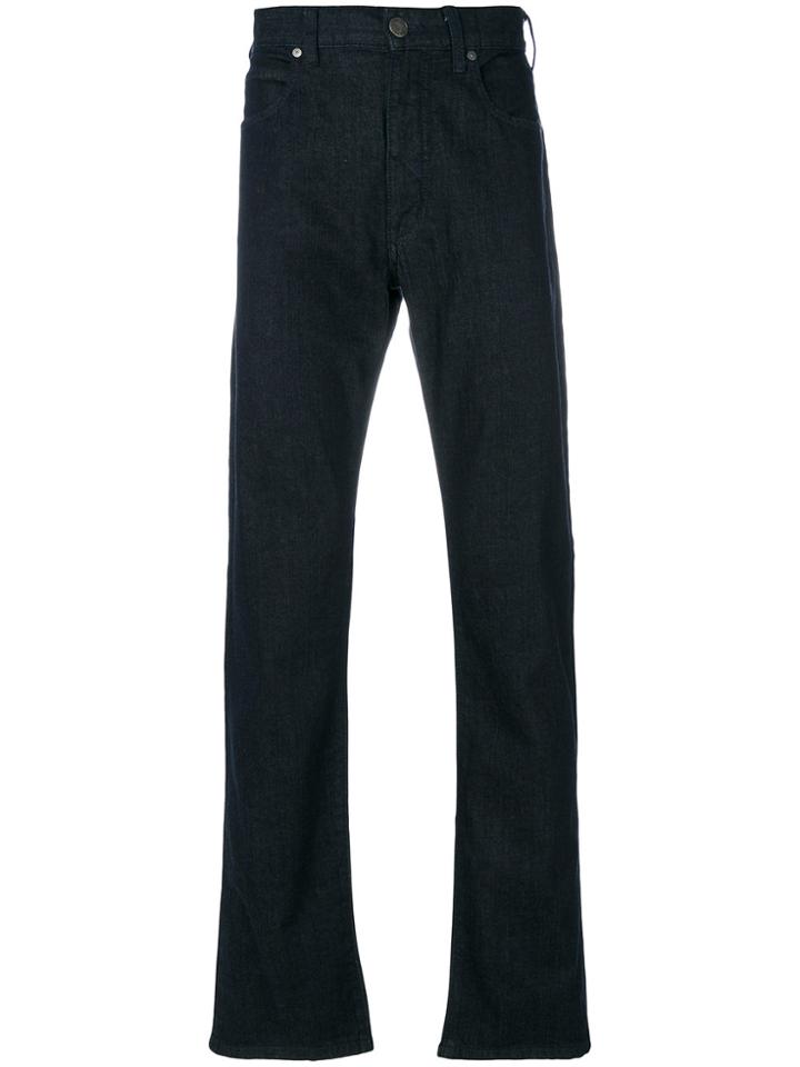 Armani Jeans Loose-fit Bootcut Jeans - Blue