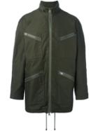 J.w.anderson Multi Zip Jacket, Men's, Size: 48, Green, Cotton