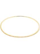 Rosa De La Cruz Thin Diamond Bangle, Women's, Metallic