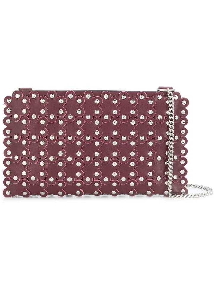 Red Valentino Red(v) Flower Puzzle Crossbody Bag - Pink & Purple