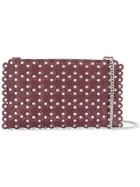 Red Valentino Red(v) Flower Puzzle Crossbody Bag - Pink & Purple