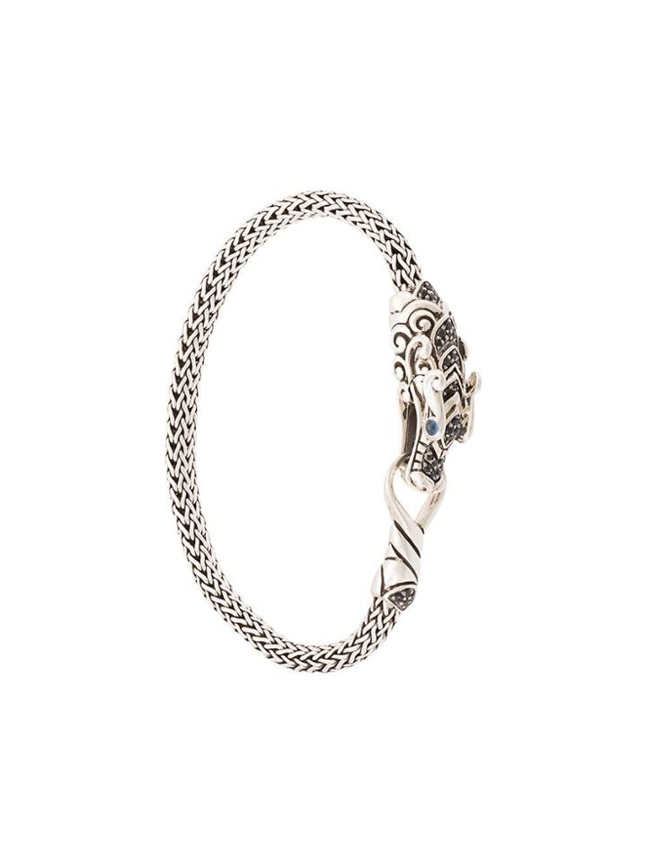 John Hardy Naga Station Sapphire And Spinel Bracelet - Silver