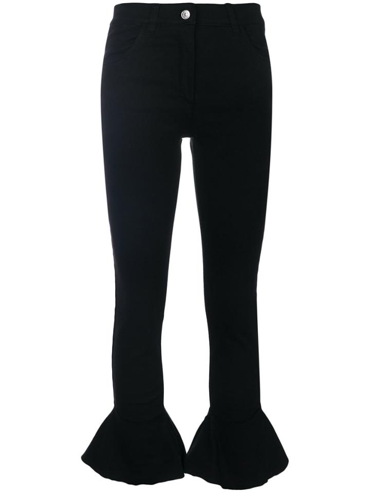 Forte Couture Trumpet Hem Skinny Jeans - Black