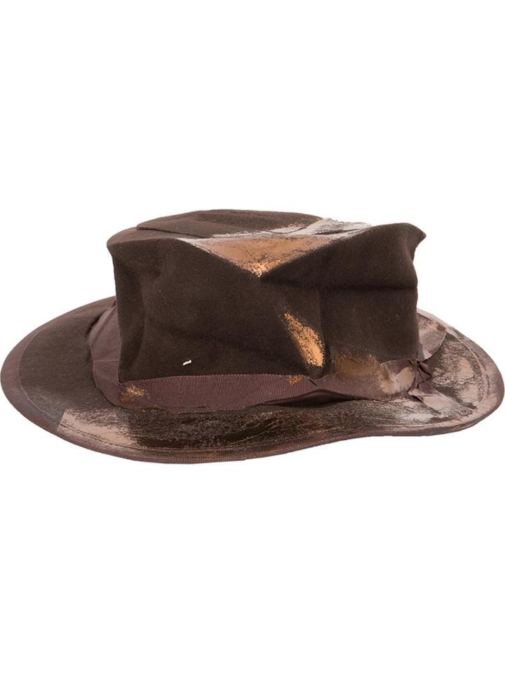 Ca4la Worn Effect Classic Hat, Men's, Brown, Viscose/wool