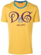 Dolce & Gabbana Logo Print T-shirt - Yellow