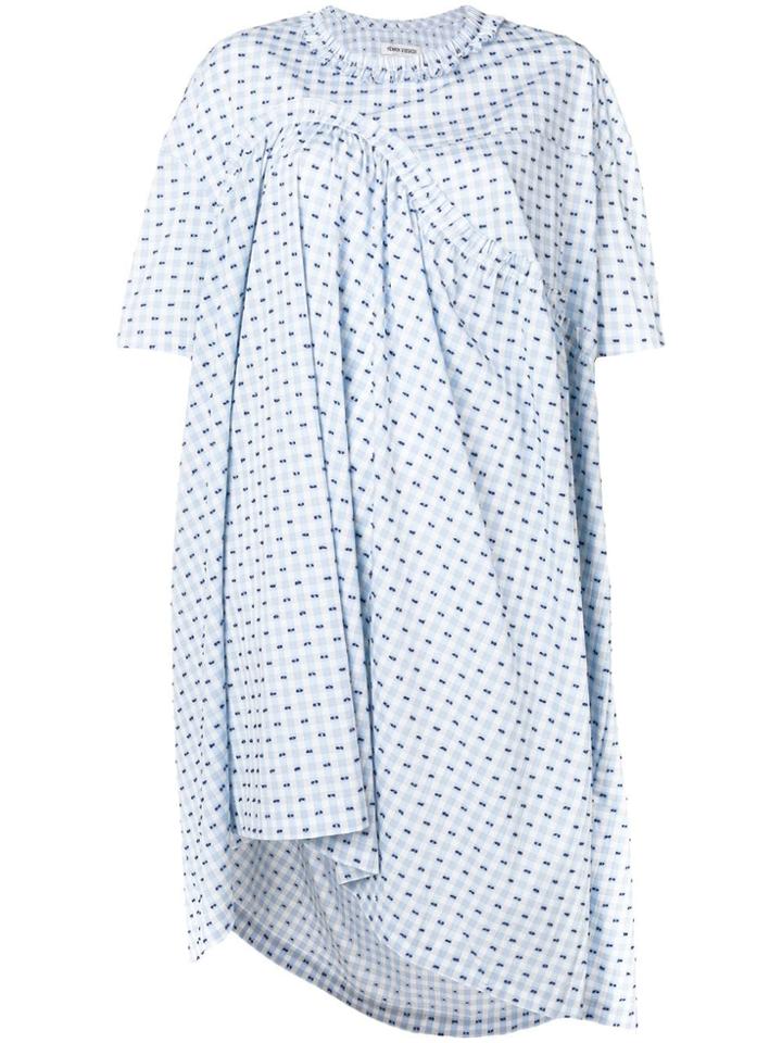 Henrik Vibskov Oversized Asymmetric Dress - Blue
