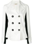 Giorgio Armani Vintage Side Panels Double-breasted Jacket - White