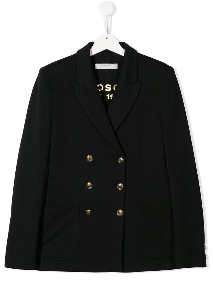 Philosophy Di Lorenzo Serafini Kids Teen Double-breasted Blazer -