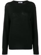 Jil Sander Crew Neck Sweater - Black