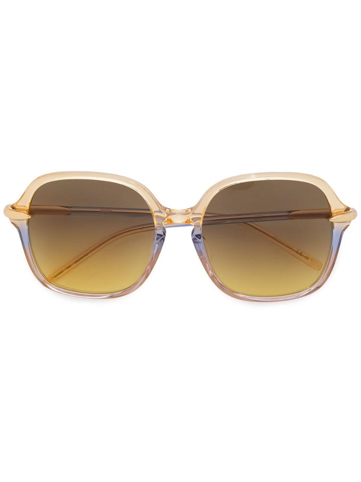 Pomellato Oversized Gradient Sunglasses - Yellow & Orange