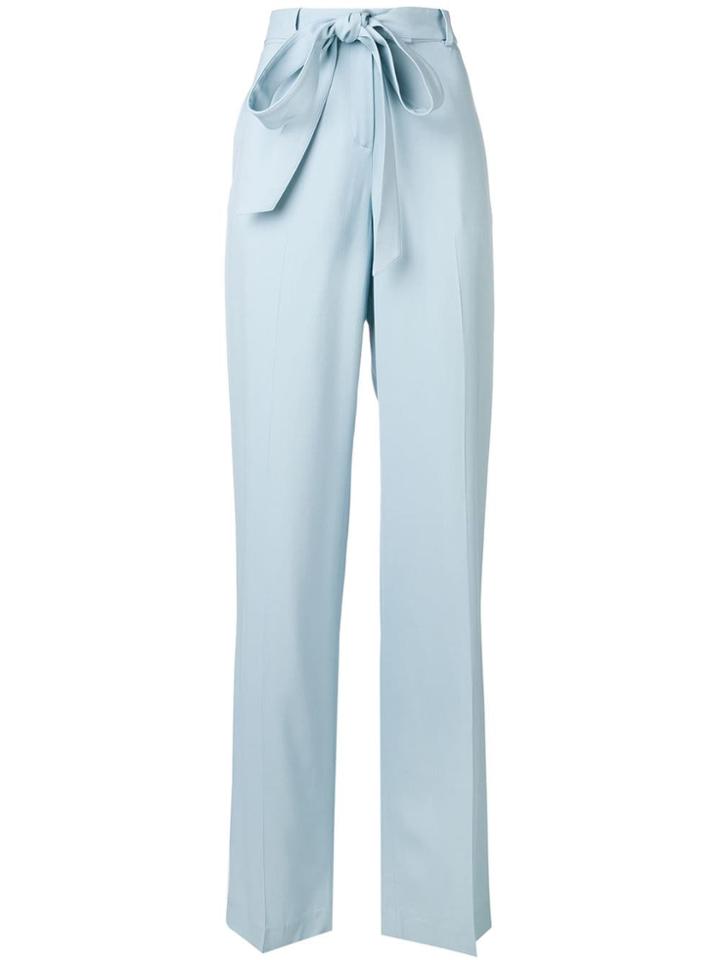 Ermanno Scervino Bow Tie Trousers - Blue