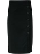 Andrea Marques Buttoned Straight Skirt - Unavailable