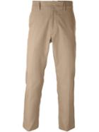Straight Leg Trousers, Men's, Size: 48, Nude/neutrals, Cotton/polyamide, Valentino