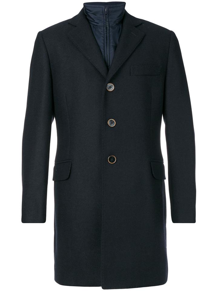 Fay Classic Coat - Blue