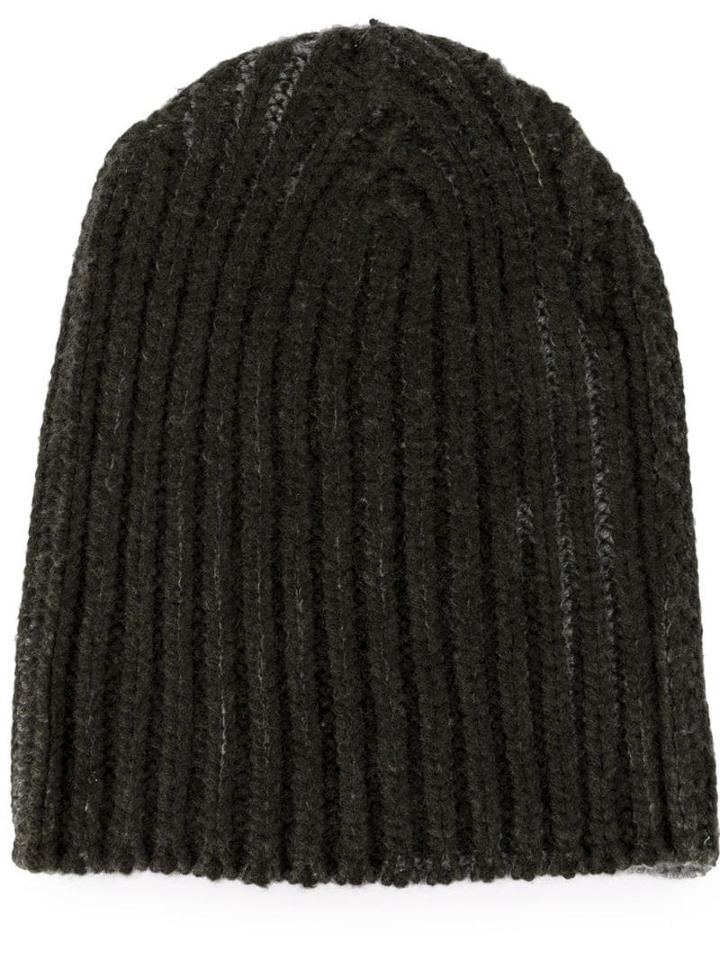 Warm-me Cable Knit Beanie - Green