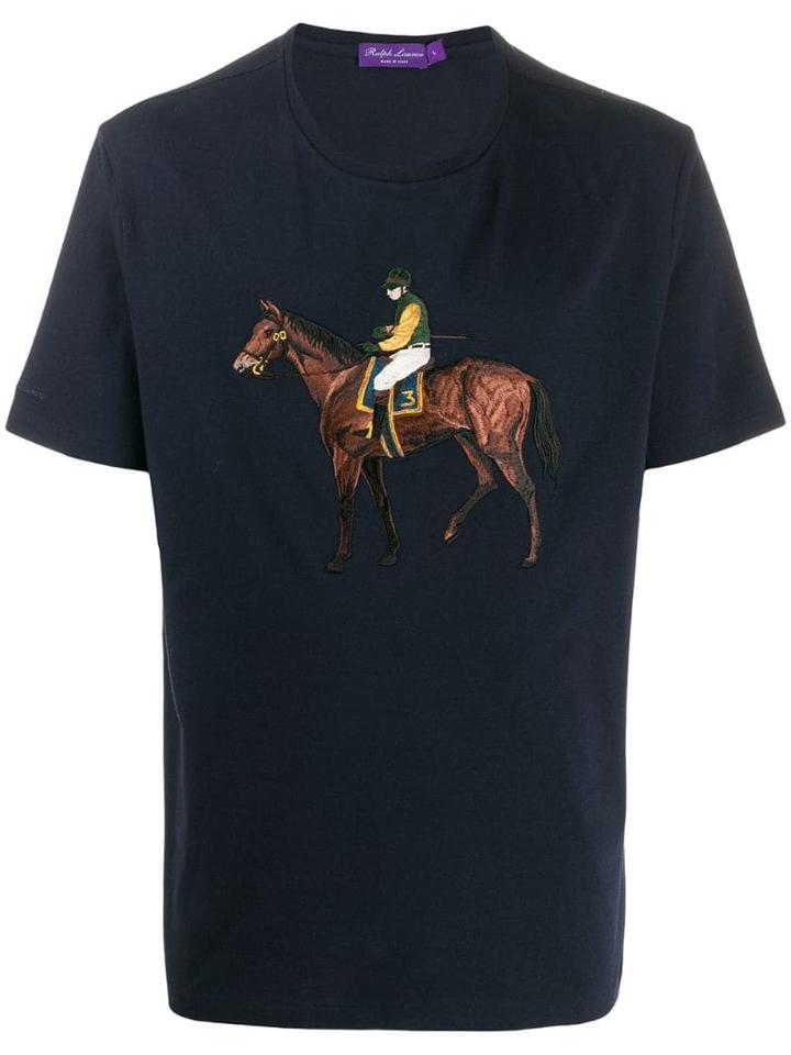 Ralph Lauren Purple Label Polo Player Embroidered T-shirt