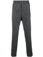 Stella Mccartney Plaid Cropped Trousers - Grey