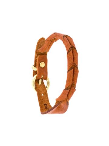 Il Bisonte Woven Bracelet - Brown