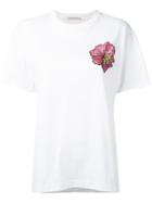 Christopher Kane Small Sequin Flower T-shirt - White
