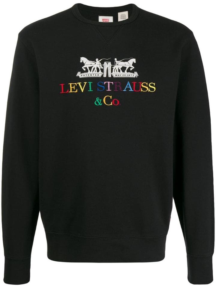 Levi's Embroidered Logo Sweatshirt - Black