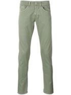 Dondup Skinny Trousers, Men's, Size: 32, Green, Cotton/spandex/elastane