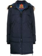 Parajumpers Padded Parka With Removable Hood - Blue
