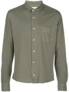 Officine Generale Pocket Detail Shirt - Green