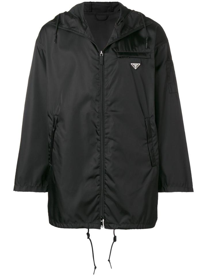 Prada Lightweight Zip Up Jacket - Black