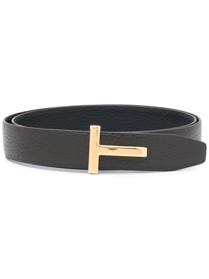 Tom Ford Buckle Detail Belt - Brown