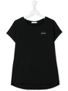 Calvin Klein Kids Teen Logo Patch T-shirt - Black