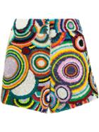 Manish Arora - Circle Pattern Sequin Shorts - Women - Nylon/polyester - 36, Nylon/polyester