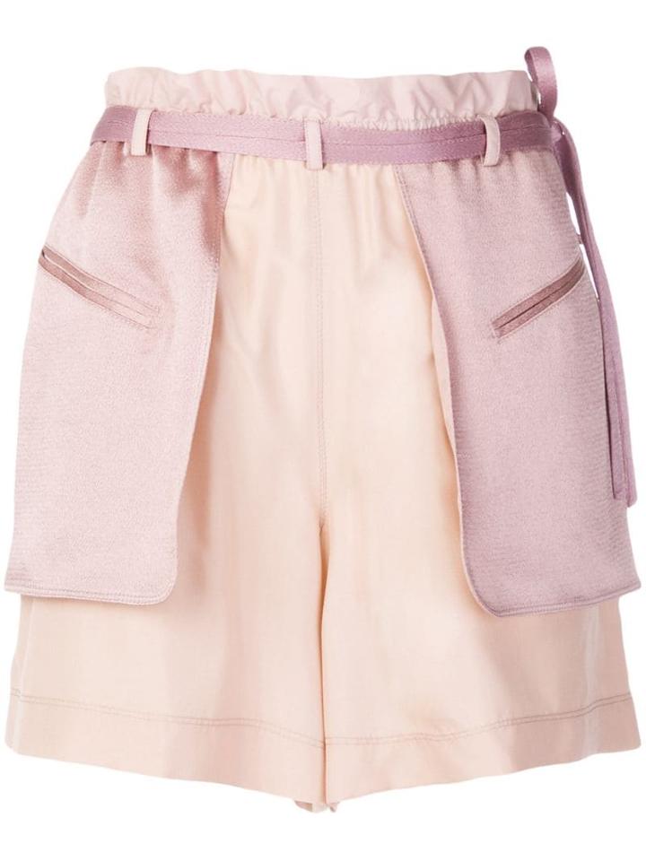 Valentino Layered Shorts - Pink