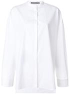 Haider Ackermann Band Collar Shirt - White