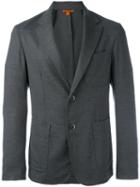 Barena Classic Blazer, Men's, Size: 52, Grey, Virgin Wool/spandex/elastane/acetate/viscose