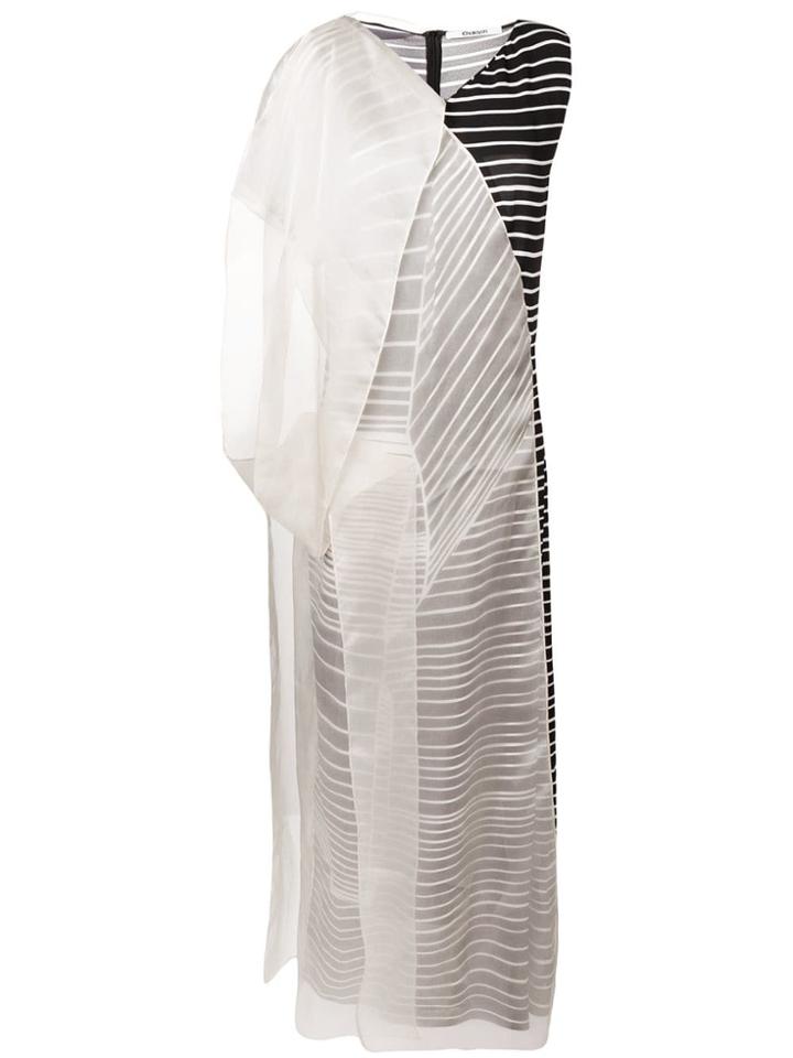 Chalayan Layered Long Dress - Black