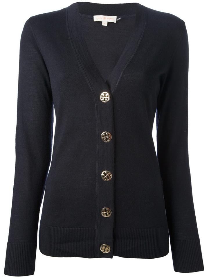 Tory Burch V-neck Cardigan - Blue