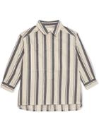 Burberry Kids Teen Striped Shirt - Grey