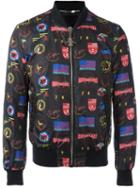 Philipp Plein 'heathrow' Bomber Jacket, Men's, Size: Medium, Black, Nylon/polyester