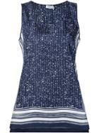 Vince Spotted Print Top