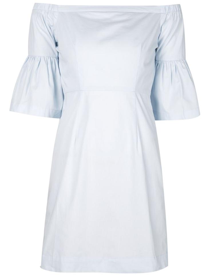 Piamita Off Shoulder Dress, Women's, Size: L, Blue, Cotton