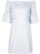 Piamita Off Shoulder Dress, Women's, Size: L, Blue, Cotton