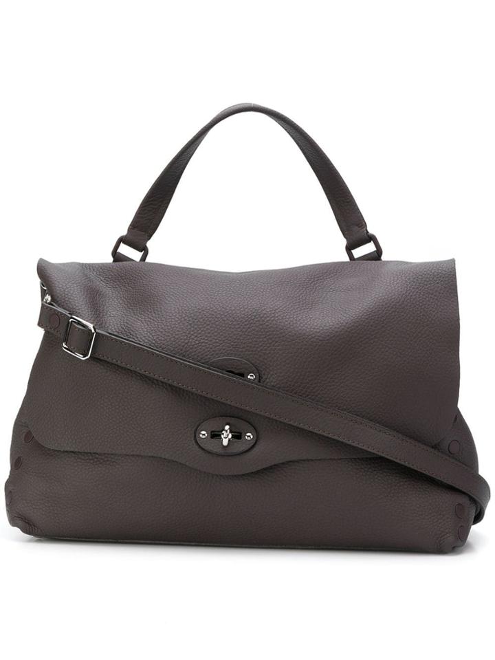 Zanellato Single Handle Tote Bag - Brown
