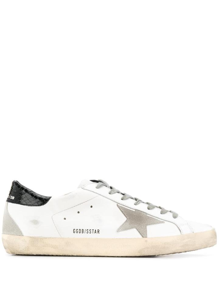 Golden Goose Star Panel Sneakers - White