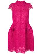 Ermanno Scervino Classic Flared Dress - Pink & Purple